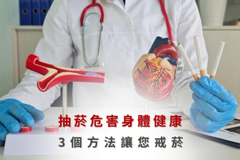 抽菸危害心血管健康，醫師示意血管阻塞與戒菸三方法，提升身體循環力。